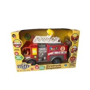 M&M's Collectible Fire Truck Candy Dispenser in Box‎